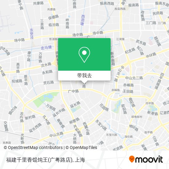 福建千里香馄饨王(广粤路店)地图