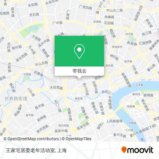 王家宅居委老年活动室地图