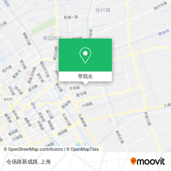 仓场路新成路地图