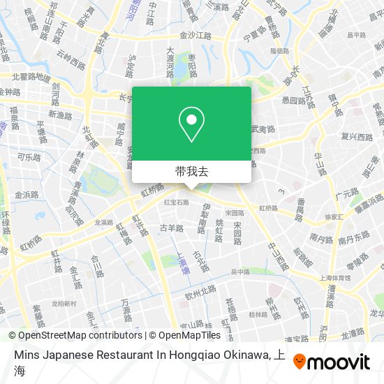 Mins Japanese Restaurant In Hongqiao Okinawa地图