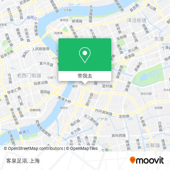 客泉足浴地图