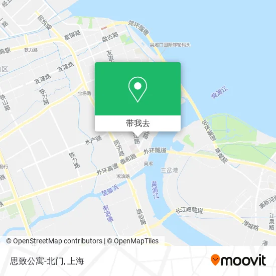 思致公寓-北门地图