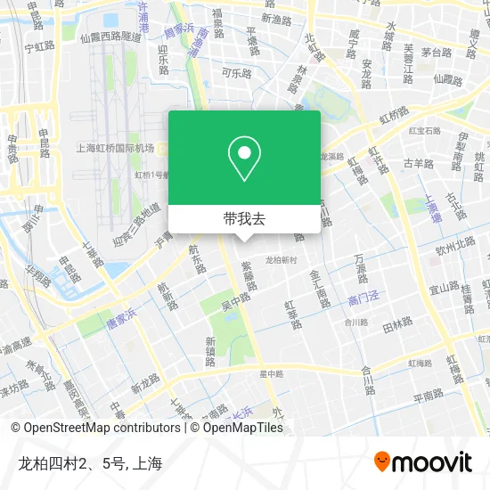 龙柏四村2、5号地图