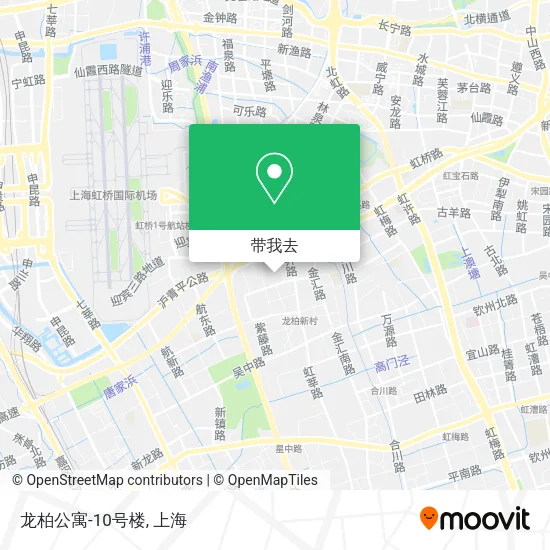 龙柏公寓-10号楼地图