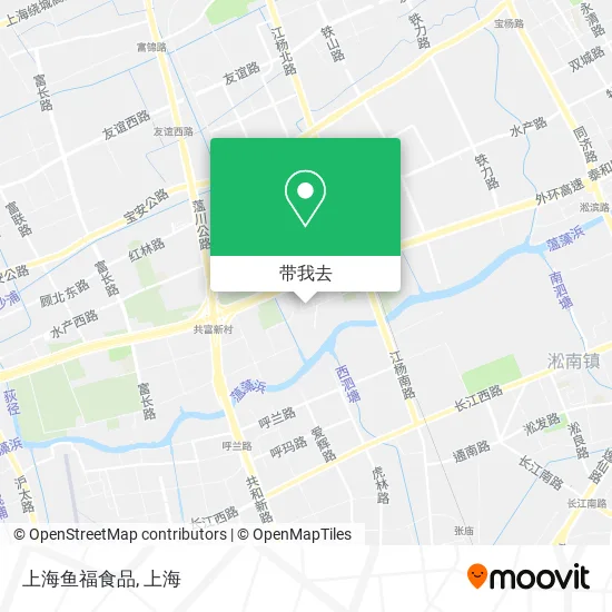上海鱼福食品地图