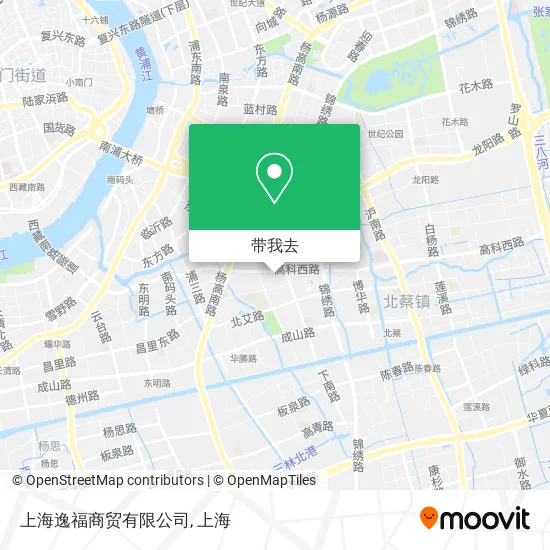 上海逸福商贸有限公司地图
