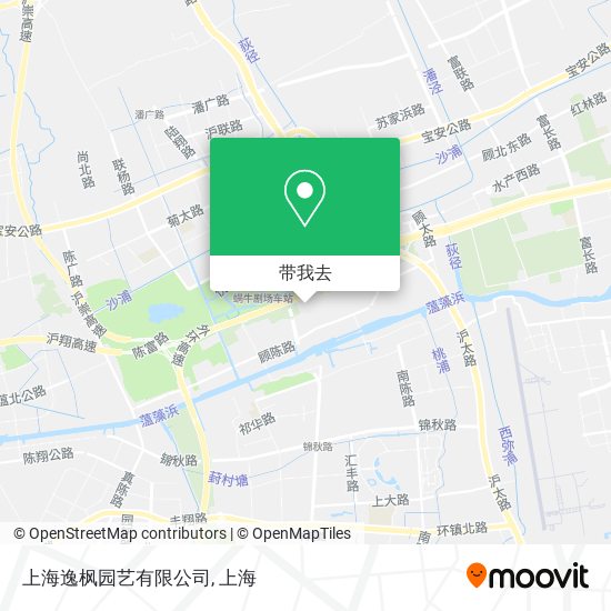 上海逸枫园艺有限公司地图