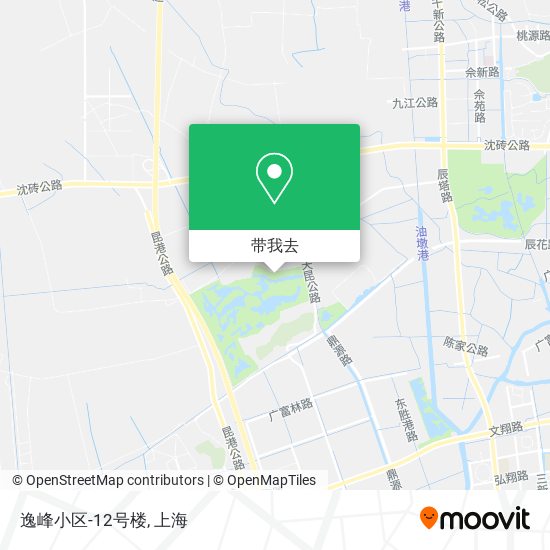 逸峰小区-12号楼地图