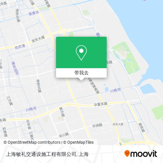 上海敏礼交通设施工程有限公司地图