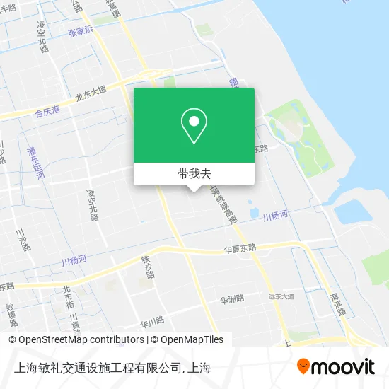 上海敏礼交通设施工程有限公司地图