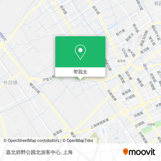 嘉北郊野公园北游客中心地图
