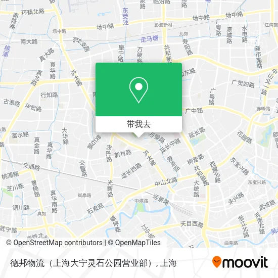 德邦物流（上海大宁灵石公园营业部）地图