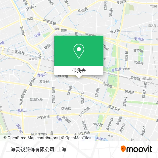 上海灵锐服饰有限公司地图