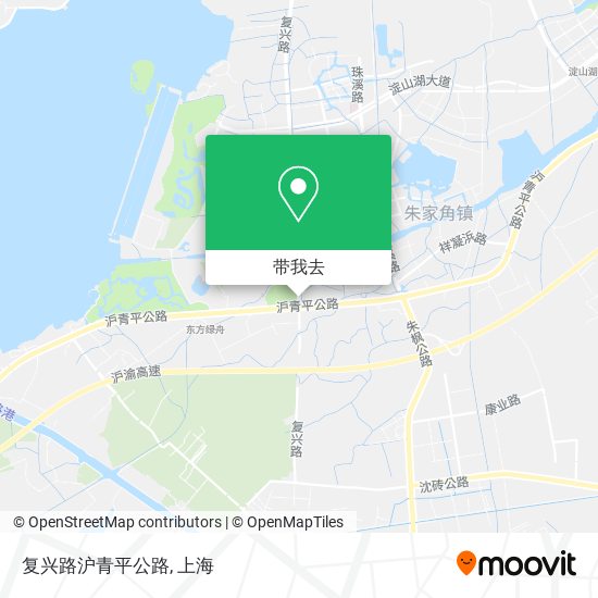 复兴路沪青平公路地图