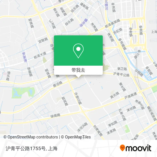 沪青平公路1755号地图