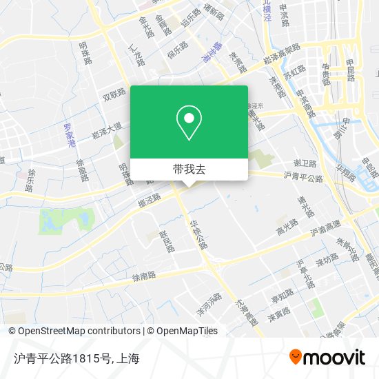 沪青平公路1815号地图