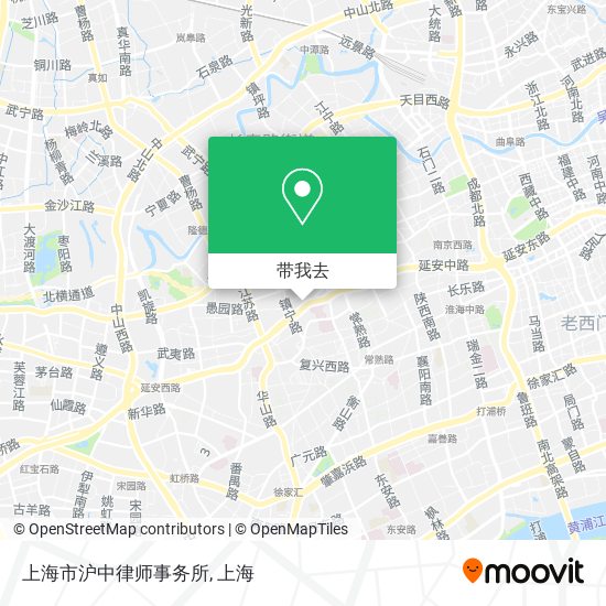 上海市沪中律师事务所地图