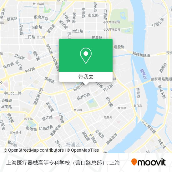 上海医疗器械高等专科学校（营口路总部）地图