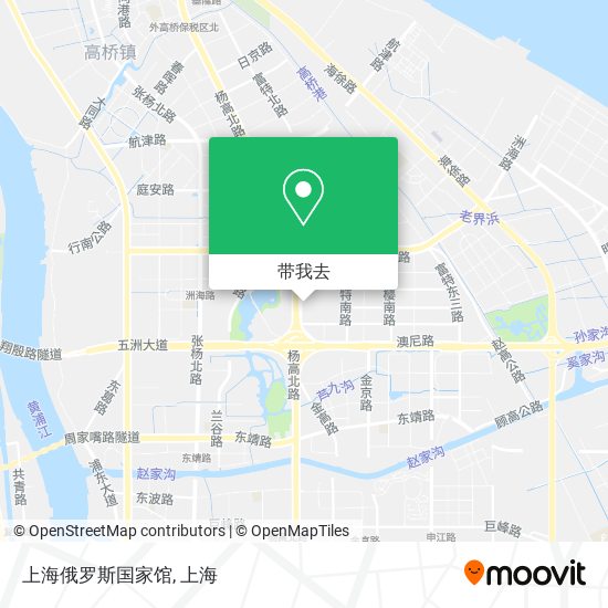 上海俄罗斯国家馆地图