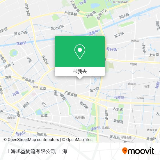 上海旭益物流有限公司地图