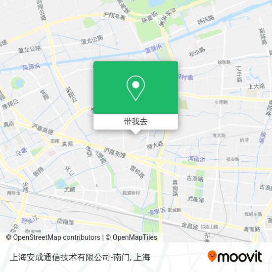 上海安成通信技术有限公司-南门地图