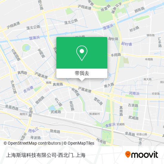 上海斯瑞科技有限公司-西北门地图