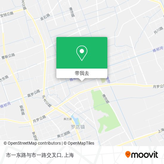 市一东路与市一路交叉口地图