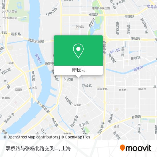 双桥路与张杨北路交叉口地图