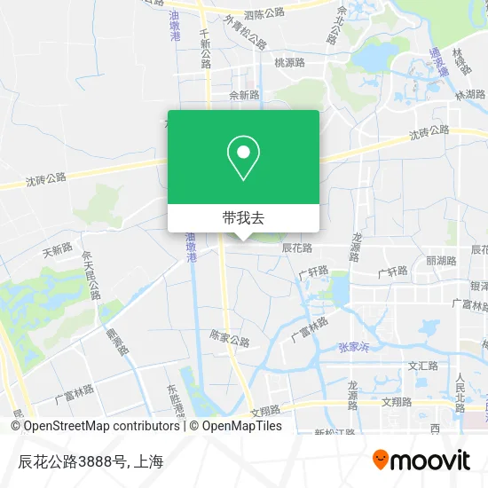 辰花公路3888号地图