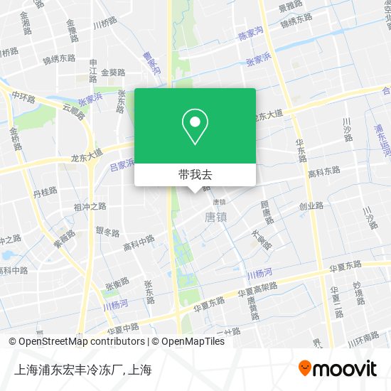 上海浦东宏丰冷冻厂地图