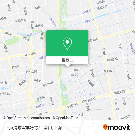 上海浦东宏丰冷冻厂-南门地图