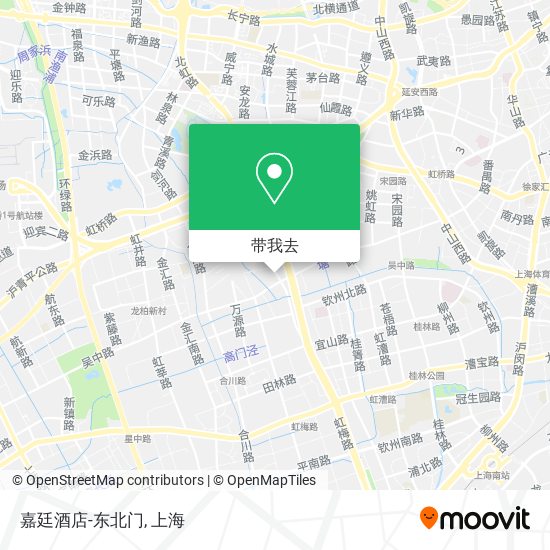 嘉廷酒店-东北门地图