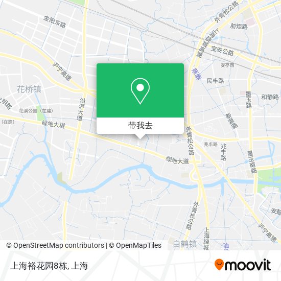 上海裕花园8栋地图