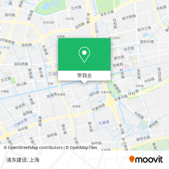 浦东建设地图