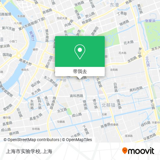 上海市实验学校地图