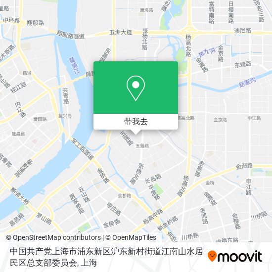 中国共产党上海市浦东新区沪东新村街道江南山水居民区总支部委员会地图