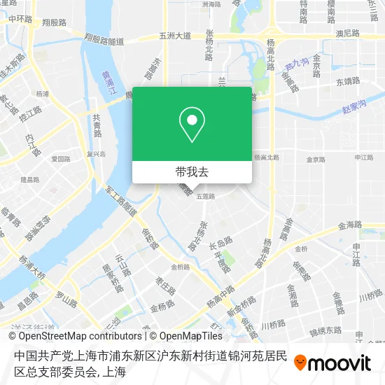 中国共产党上海市浦东新区沪东新村街道锦河苑居民区总支部委员会地图