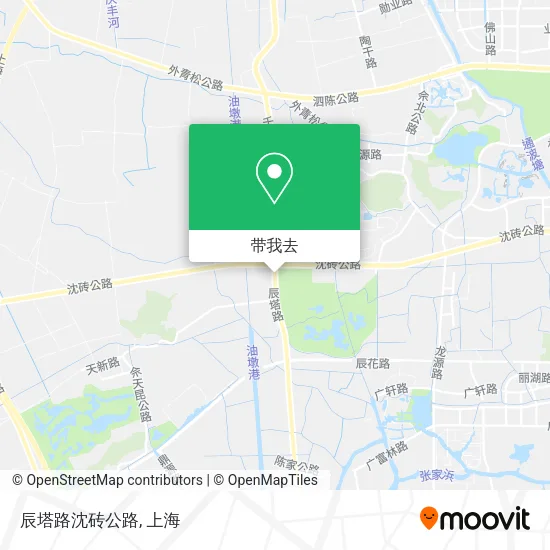 辰塔路沈砖公路地图