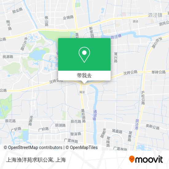 上海渔洋苑求职公寓地图