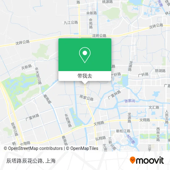 辰塔路辰花公路地图