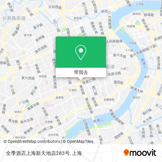 全季酒店上海新天地店283号地图