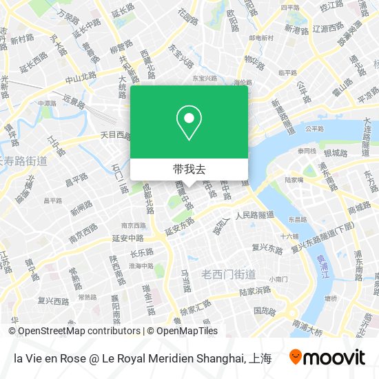 la Vie en Rose @ Le Royal Meridien Shanghai地图