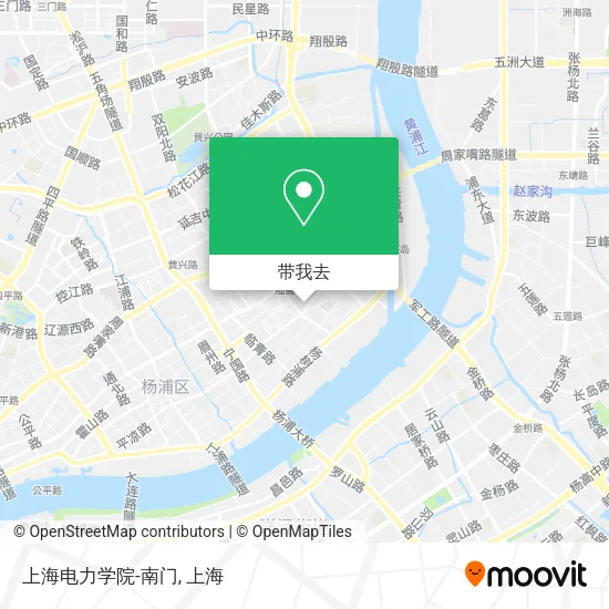 上海电力学院-南门地图