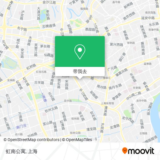 虹南公寓地图
