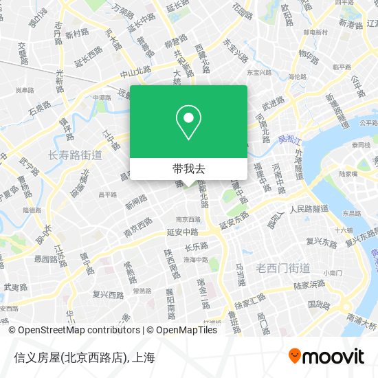 信义房屋(北京西路店)地图