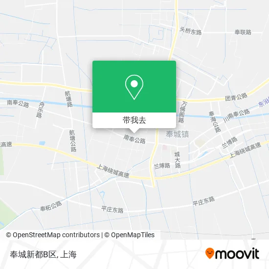 奉城新都B区地图