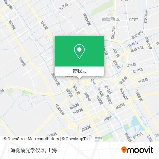 上海鑫貌光学仪器地图