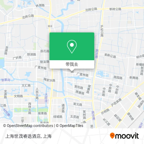 上海世茂睿选酒店地图