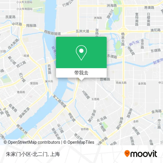 朱家门小区-北二门地图