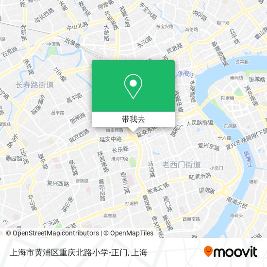 上海市黄浦区重庆北路小学-正门地图